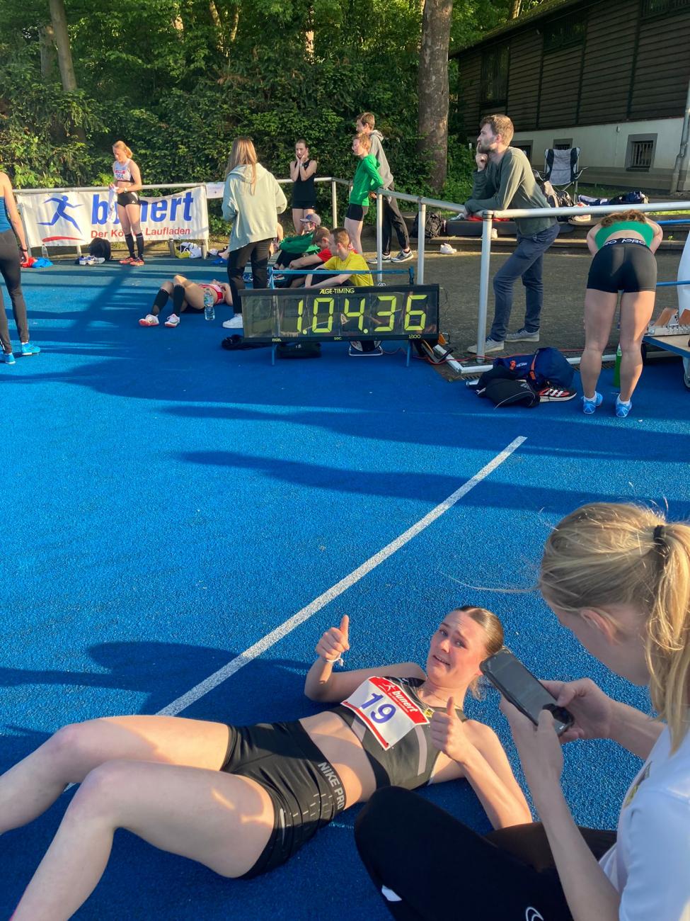 Luzie schafft DM-Norm