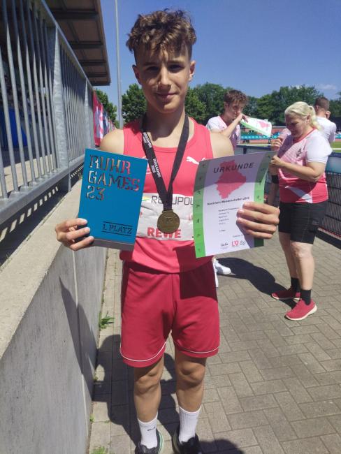 Konstantin gewinnt Gold und Silber