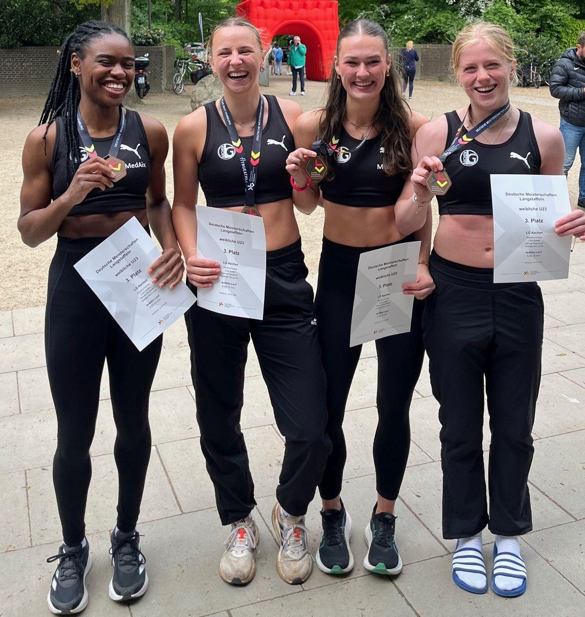 Weibliche U23: Bronze nach sensationeller Steigerung