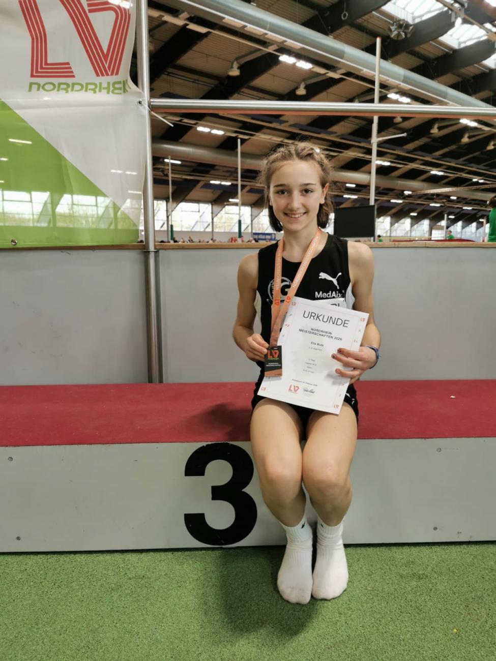 Elle holt Bronze über 800m